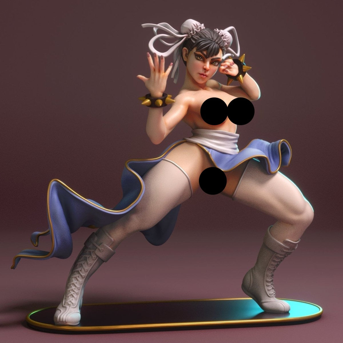 Chun-Li NSFW 3d Printed miniature FanArt by Torrida – Threedtreasury 18+  NSFW 3D Printed Resin Miniatures