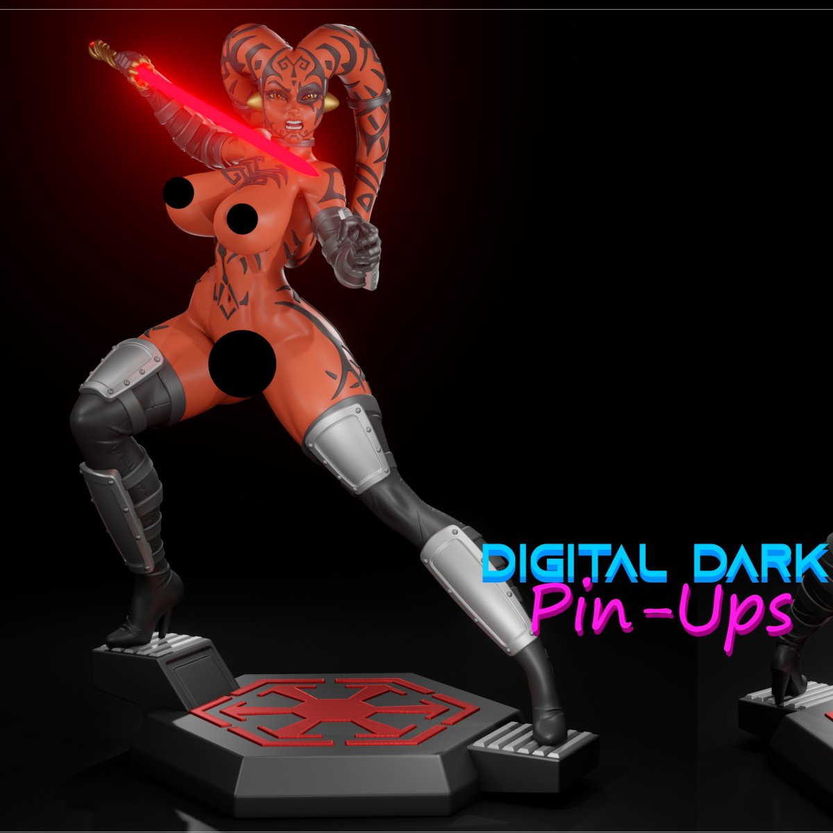 Naked Darth Talon Resin model kit NSFW Miniature Nude Unpainted 3d print –  Threedtreasury 18+ NSFW 3D Printed Resin Miniatures