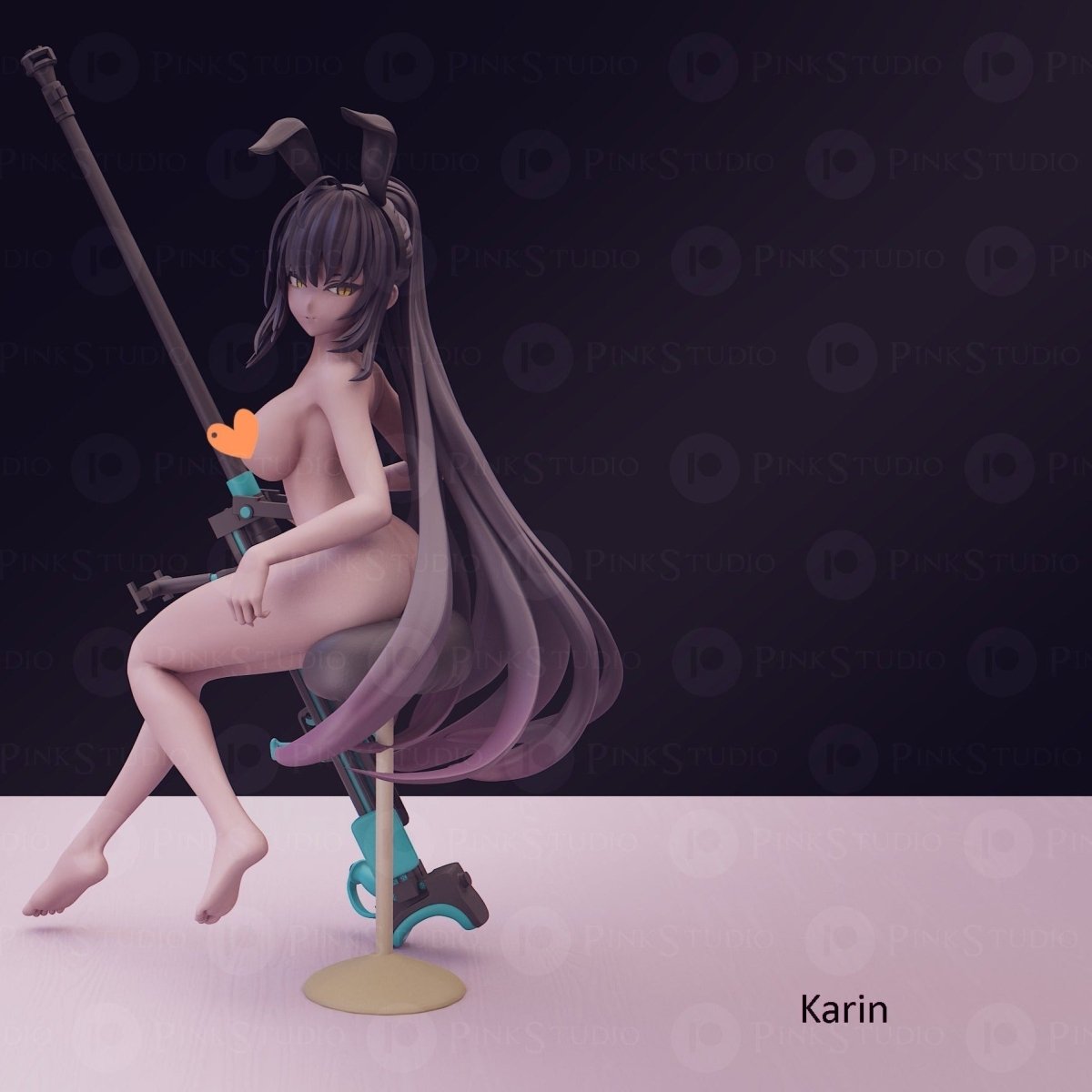 Karin NSFW 3D Printed Nude Anime Figurine Fanart by Pink Studio –  Threedtreasury 18+ NSFW 3D Printed Resin Miniatures