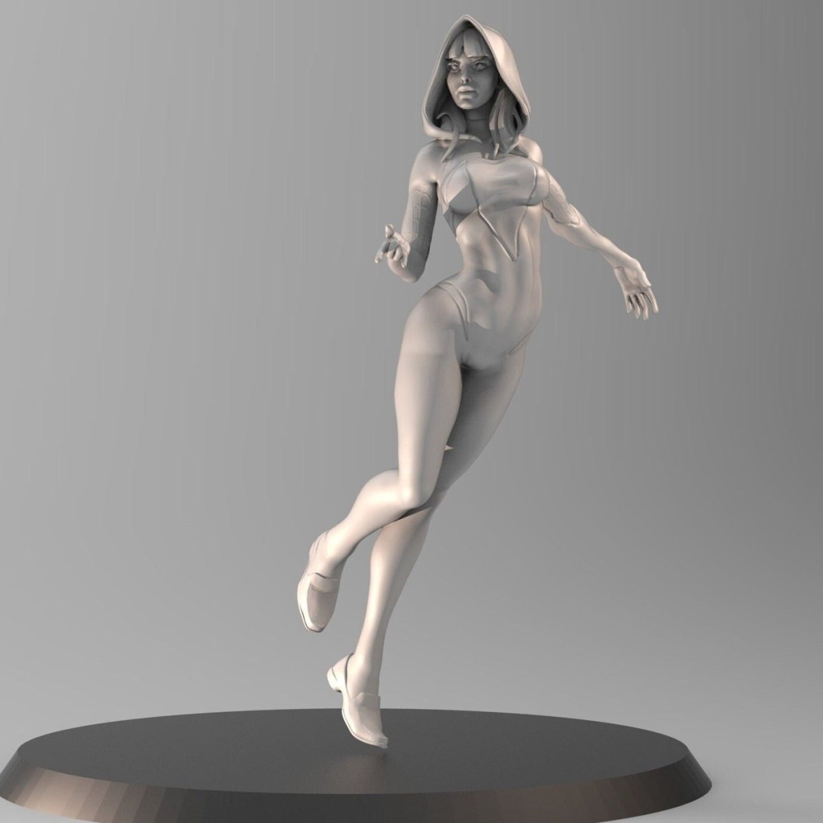 Pinup Girl Vol.1 KITTY | 35mm / 75mm | 3D Printed | Unpainted | Sexy | –  Threedtreasury 18+ NSFW 3D Printed Resin Miniatures