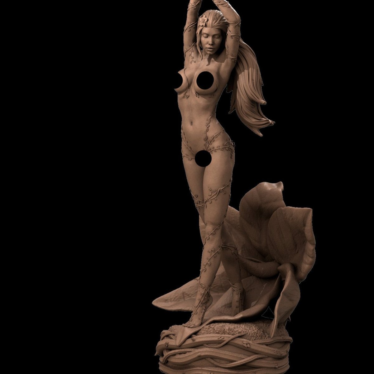 Poison Ivy NSFW 3d Printed Miniature Nude – Threedtreasury 18+ NSFW 3D  Printed Resin Miniatures