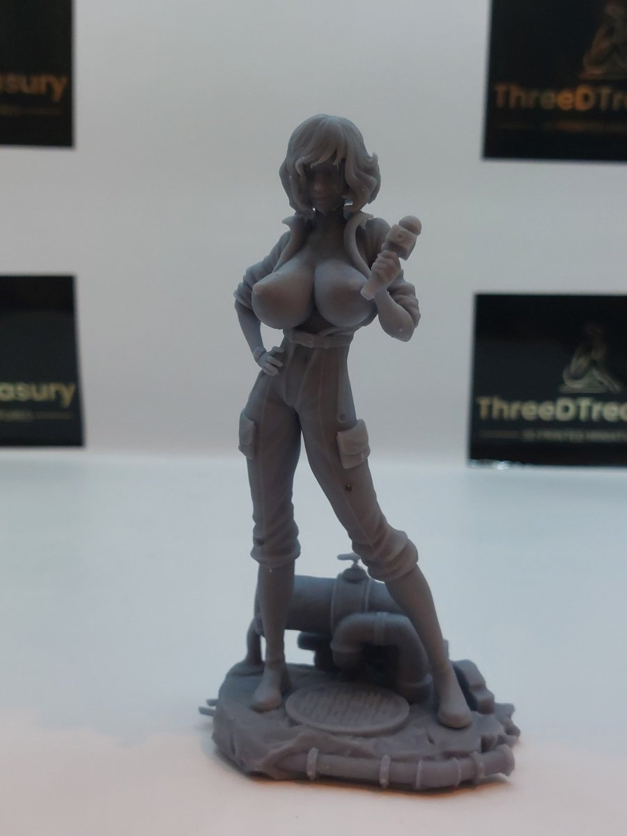 April NSFW Resin Figure Collectible Unpainted by ca_3d_art