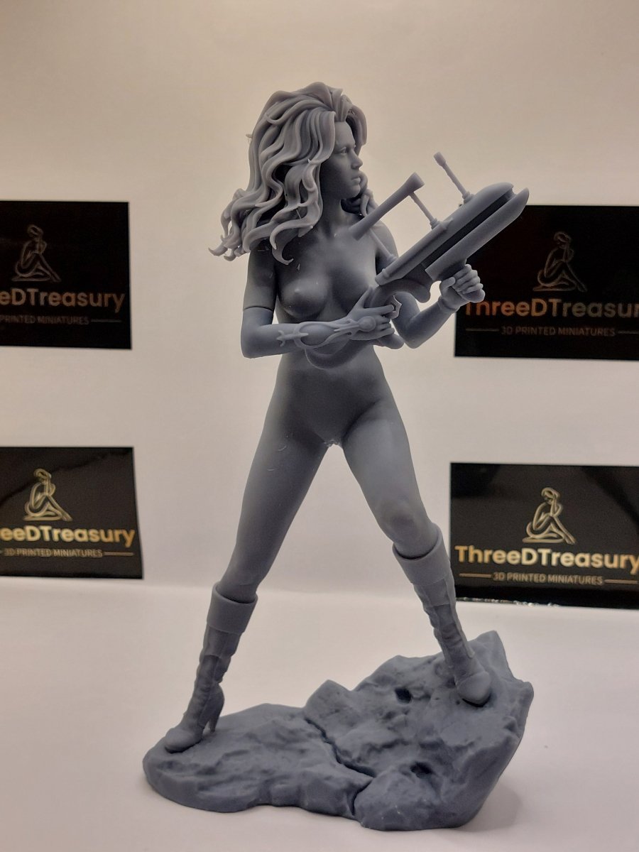 Barbarella NSFW 3d printed Resin Figure Model Kit figurines scale models Fun Art