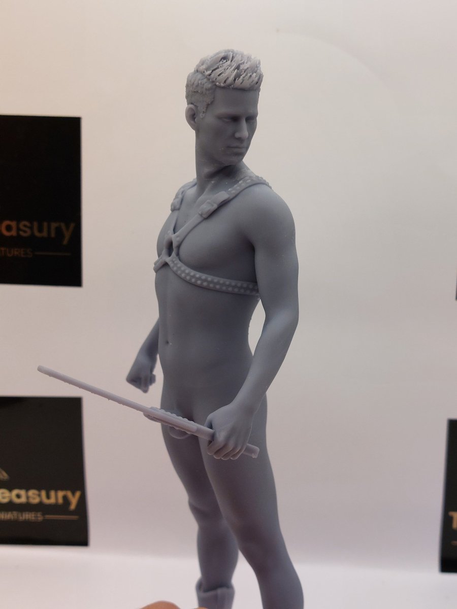 Chris - Paddle 1 | 3D Printed | Fanart | Unpainted | NSFW Version | Figurine | Figure | Miniature | Sexy |