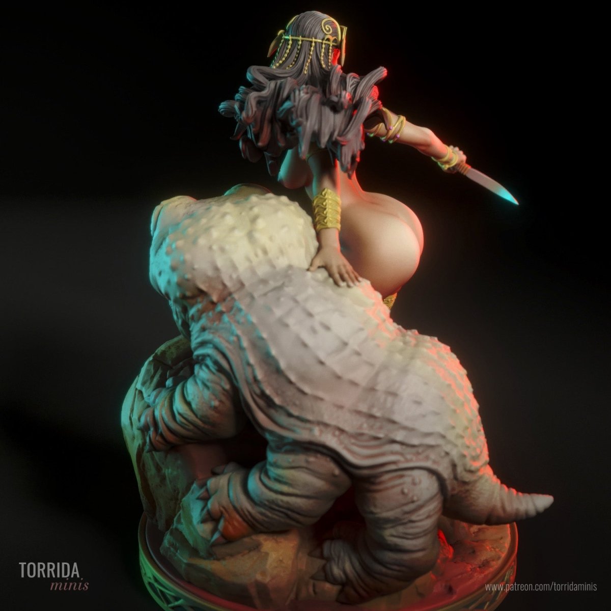 Dejah Thoris NSFW 3D Printed figure Fanart