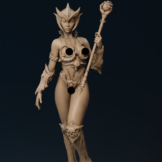 Evil-Lyn Adult Resin Figure Nude Garage Kit