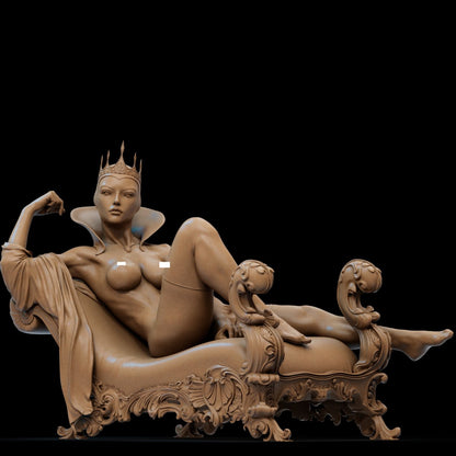 Evil Queen Mature High-Detail Resin NSFW Statue