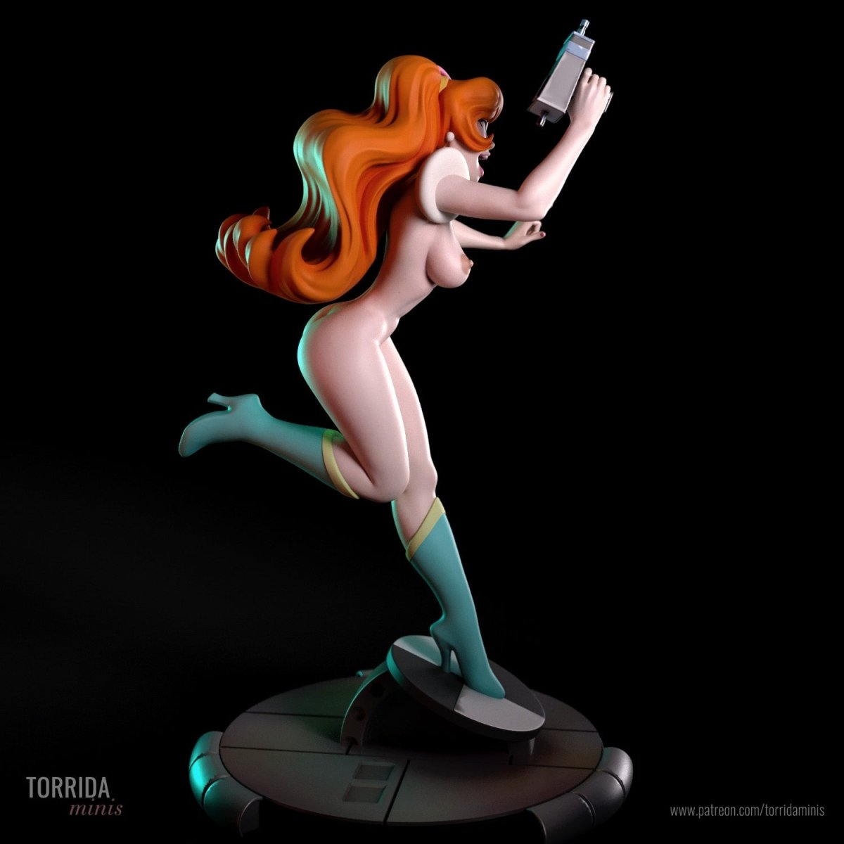 Kimberly NSFW 3d Printed miniature