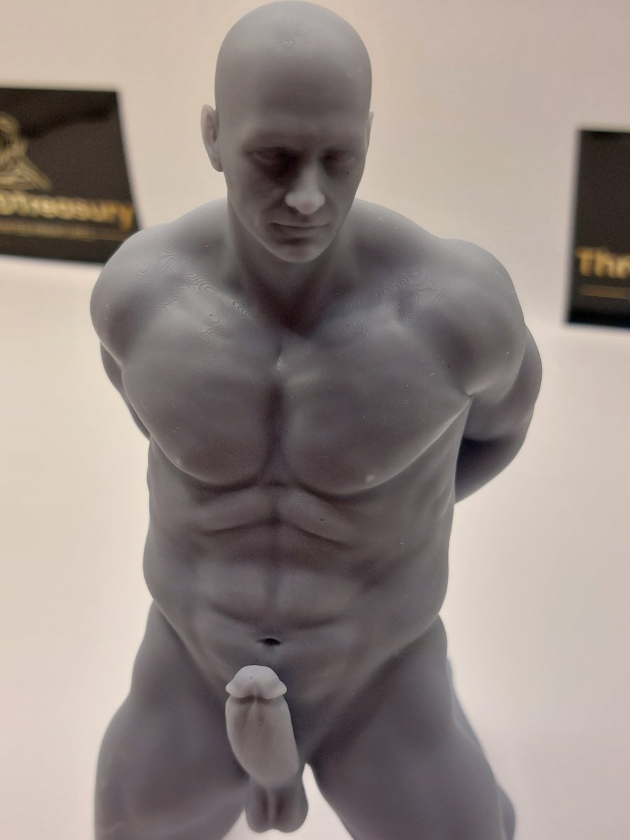 Men alone 2 | 3D Printed | Fanart | Unpainted | Miniature | Bondage | NSFW Version | Figurine | Figure | Miniature | Sexy |