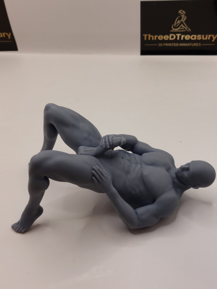 Men alone | 3D Printed | Fanart | Unpainted | Miniature | Bondage | NSFW Version | Figurine | Figure | Miniature | Sexy |