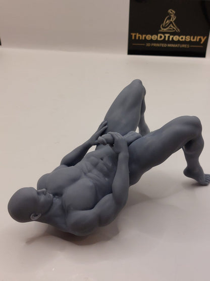 Men alone | 3D Printed | Fanart | Unpainted | Miniature | Bondage | NSFW Version | Figurine | Figure | Miniature | Sexy |