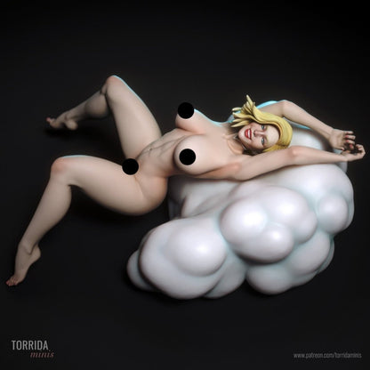 Power Girl NSFW 3d Printed miniature Statue