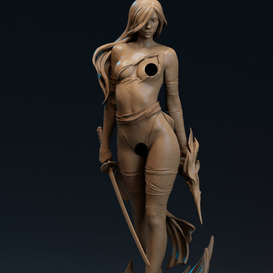Psylocke Adult Resin Figure Naked Garage Kit