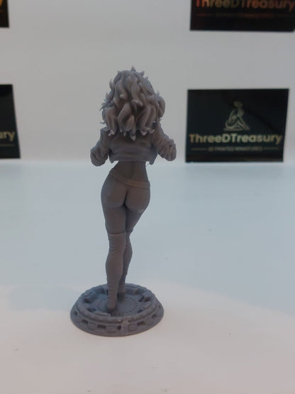 Rouge NSFW 3D Printed Miniature FunArt by EXCLUSIVE 3D PRINTS Scale Models Unpainted