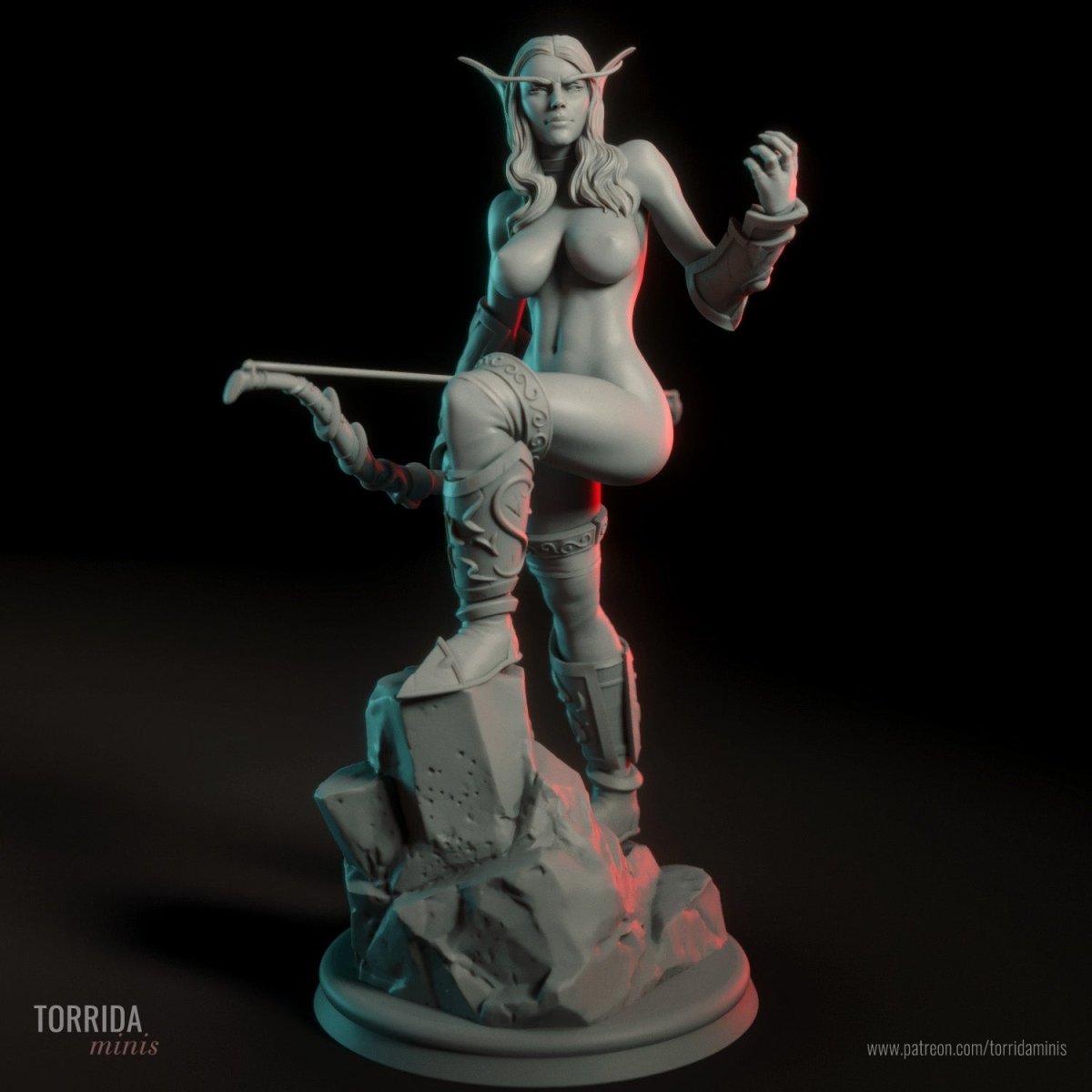 Sylvanas Windrunne NSFW 3D Printed figure