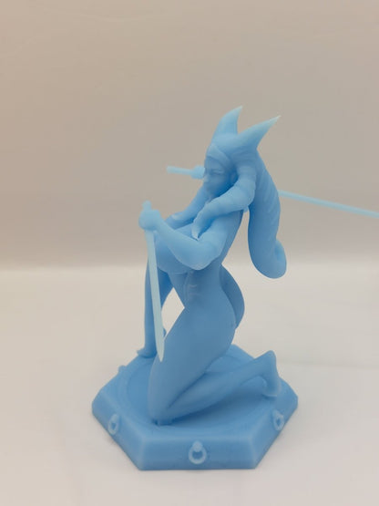 Ahsoka NSFW Resin Kit, Adult Resin model Naked Figure Nude 3d Printed Miniature