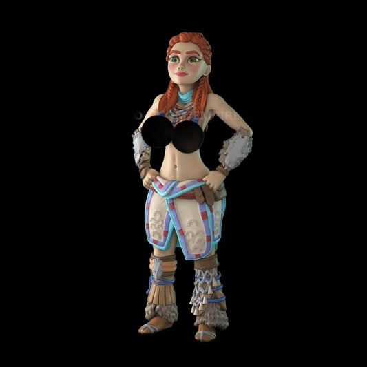 Aloy 3D Printed NSFW Figurine Collectable Fun Art Unpainted by EmpireFigures