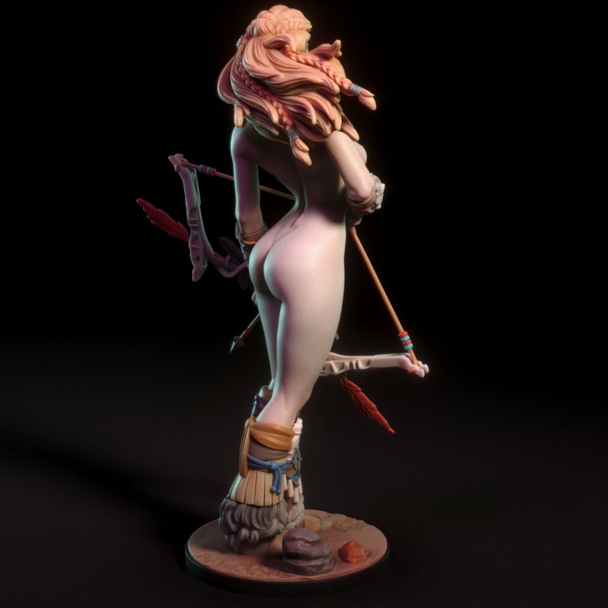 Aloy NSFW 3D Printed Fanart Unpaintedby