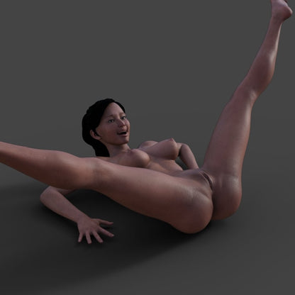 Angelina | NSFW 3D Printed Figurine | Fanart | Unpainted | Miniature by Mister_lo0l