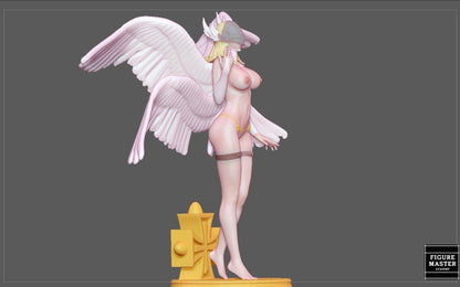 Angewomon NSFW 3D Printed Fanart Anime Figurine Waifu Figure by FIGUREMASTERPINK