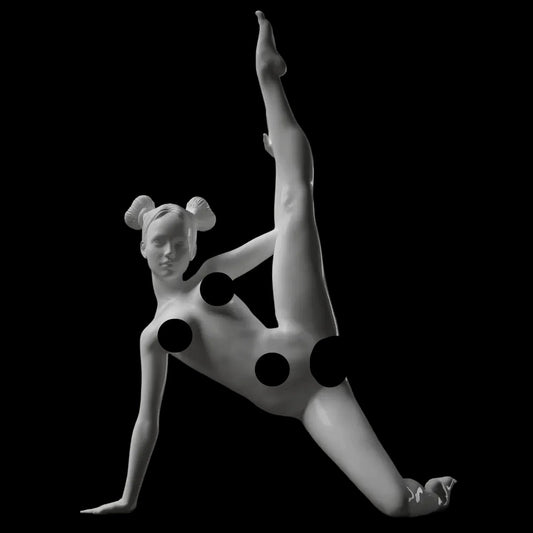 Anna Ballerina Nude | 3D Printed | Fanart | Unpainted | NSFW Version | Figurine | Figure | Miniature | Sexy |