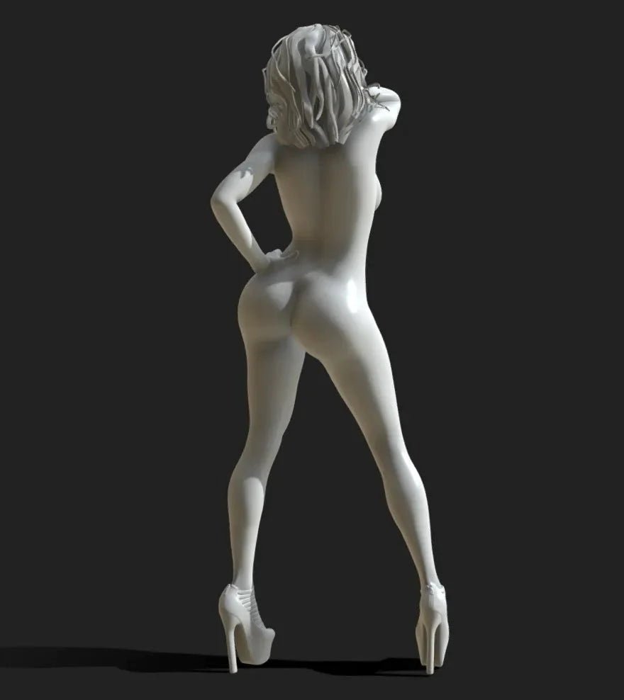 Annamaria Posing 2 | 3D Printed | Fanart | Unpainted | NSFW Version | Figurine  | Figure  | Miniature  | Sexy |