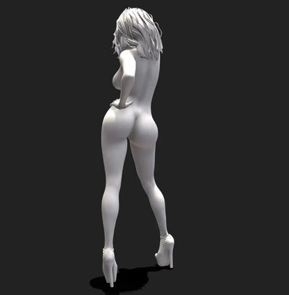 Annamaria posiert 2 | 3D-gedruckt | Fanart | Unbemalt | NSFW-Version | Figur | Abbildung | Miniatur | Sexy |