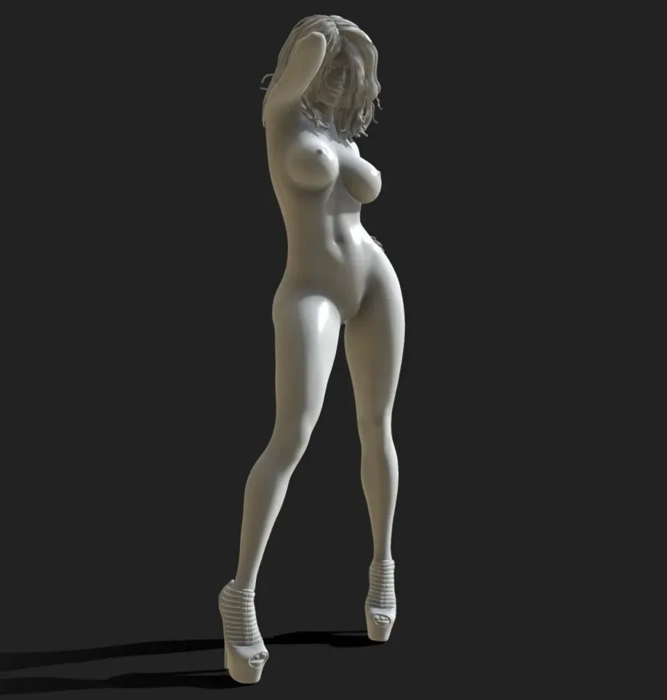 Annamaria Posing 2 | 3D Printed | Fanart | Unpainted | NSFW Version | Figurine  | Figure  | Miniature  | Sexy |