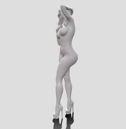 Annamaría posando | Impreso en 3D | Fanart | Sin pintar | Versión NSFW | Estatuilla | Figura | Miniatura | Atractiva |