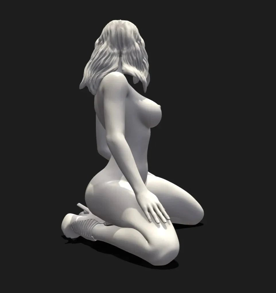 Annamaria Sitting | 3D Printed | Fanart | Unpainted | NSFW Version | Figurine  | Figure  | Miniature  | Sexy |