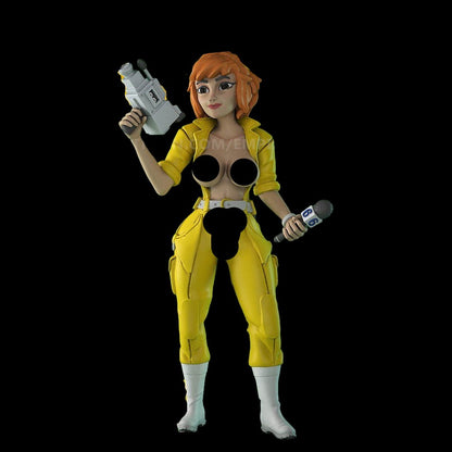 April O'Neil Mature 3D Printed Figurine NSFW Collectable Fun Art Unpainted by EmpireFigures