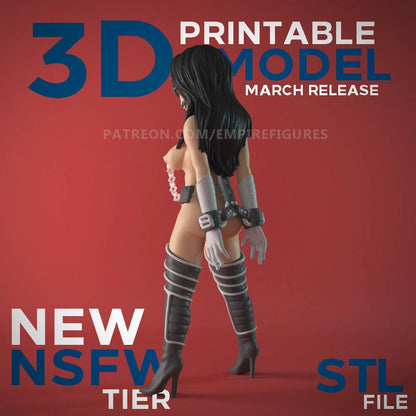 Baroness 3D Printed NSFW Figurine Collectable Fun Art Unpainted by EmpireFigures