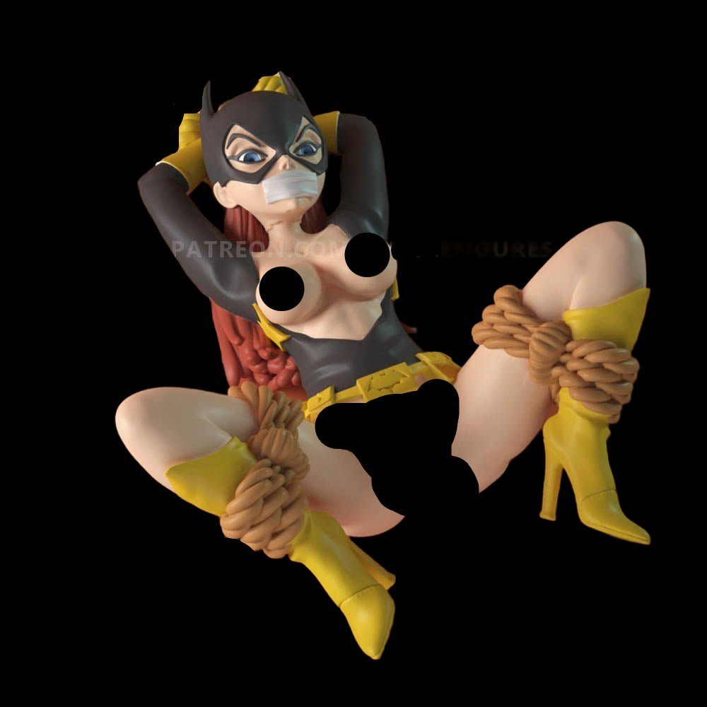 Batgirl 3D Printed NSFW Figurine Collectable Fun Art Unpainted by EmpireFigures