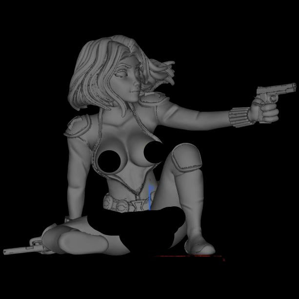 Black Widow Avangers | NSFW 3D Printed | Fun Art | Unpainted | Figurine