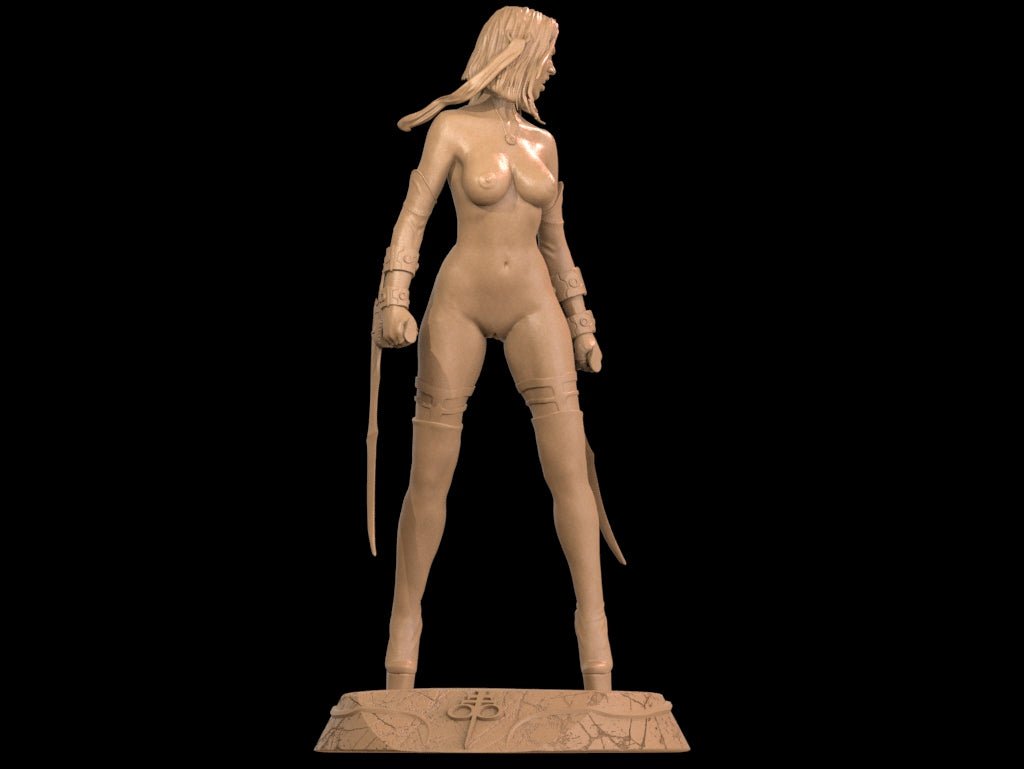 Blood Rayne 3D Printed NSFW Miniature by ca_3d_art Statues Collectible