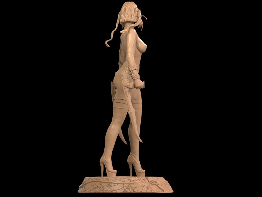 Blood Rayne 3D-gedruckte NSFW-Miniatur von ca_3d_art Statuen zum Sammeln