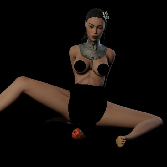 Bondage girl NSFW 3D Printed Miniature | Fun Art | Resin Figurine Unpainted Model
