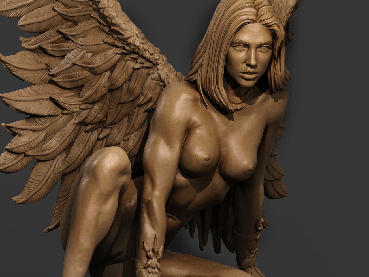 Boris Vallejo NSFW Figura impresa en 3D Fanart por ca_3d_art