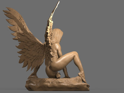 Patung Fanart cetakan 3D Boris Vallejo NSFW oleh ca_3d_art