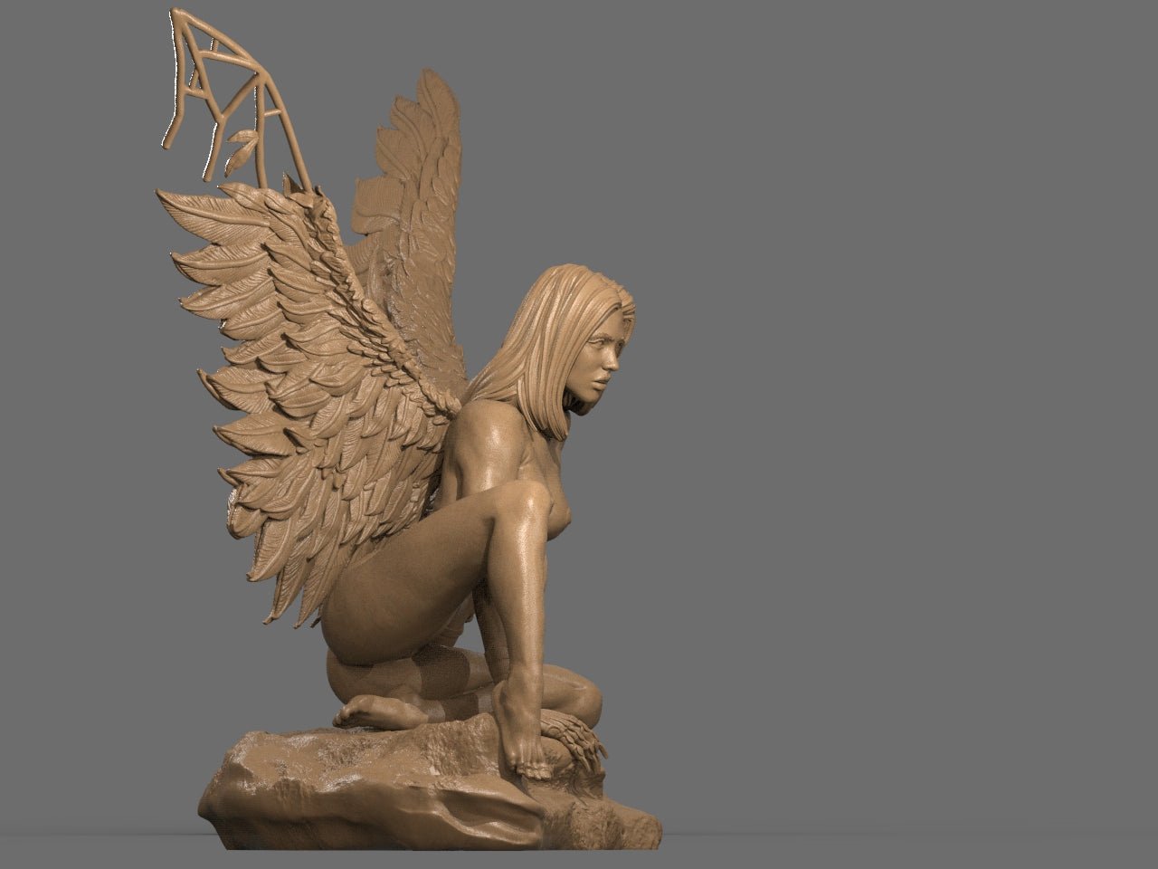 Boris Vallejo NSFW 3D-gedruckte Figur Fanart von ca_3d_art