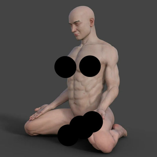 Bruce Yoga | 3D Printed | Fanart | Unpainted | NSFW Version | Figurine | Figure | Miniature | Sexy |