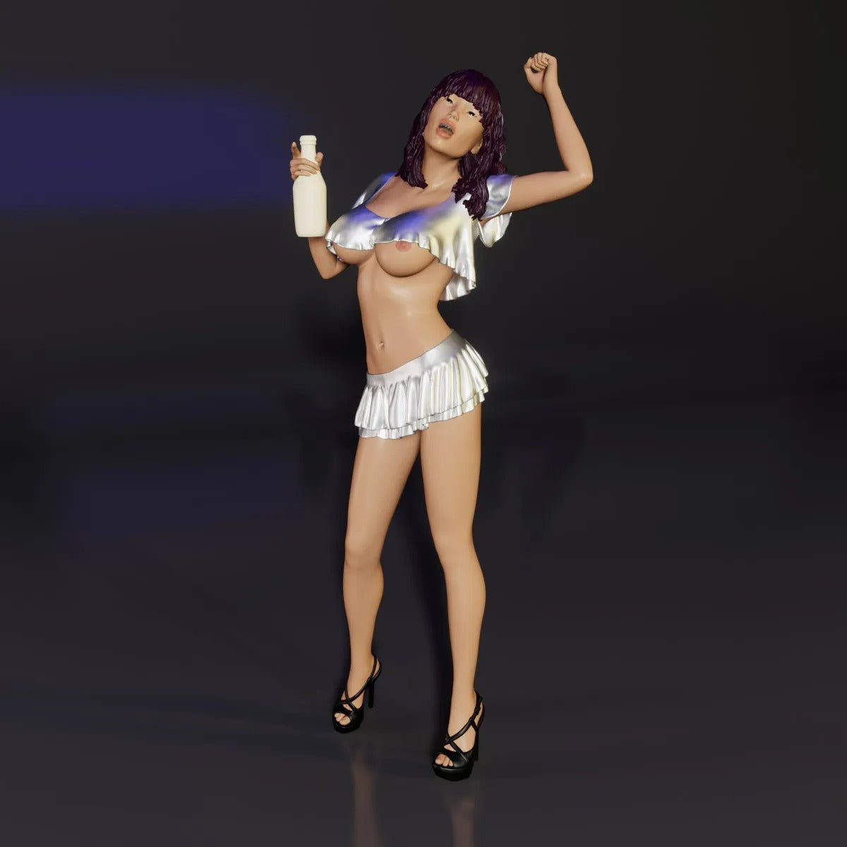 Candi - Spectator Series | 3D Printed | Fanart | Unpainted | NSFW Version | Figurine | Figure | Miniature | Sexy |