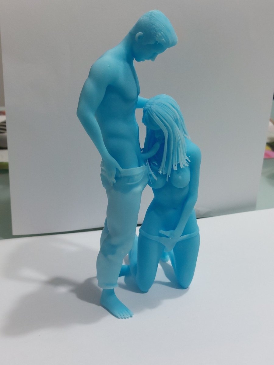 Carla & Adam - Blow Job | 3D Printed | Fanart | Unpainted | NSFW Version | Figurine | Figure | Miniature | Sexy |