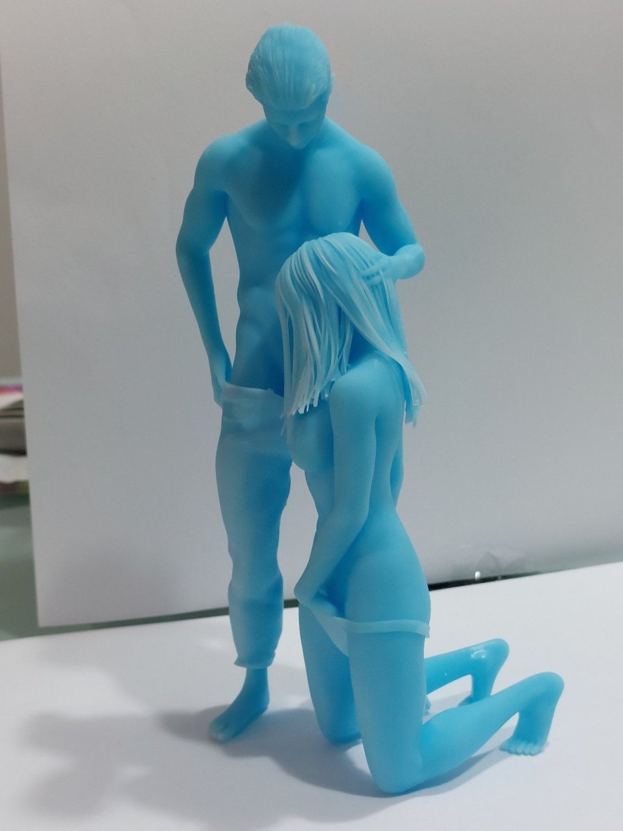 Carla & Adam - Blow Job | 3D Printed | Fanart | Unpainted | NSFW Version | Figurine | Figure | Miniature | Sexy |