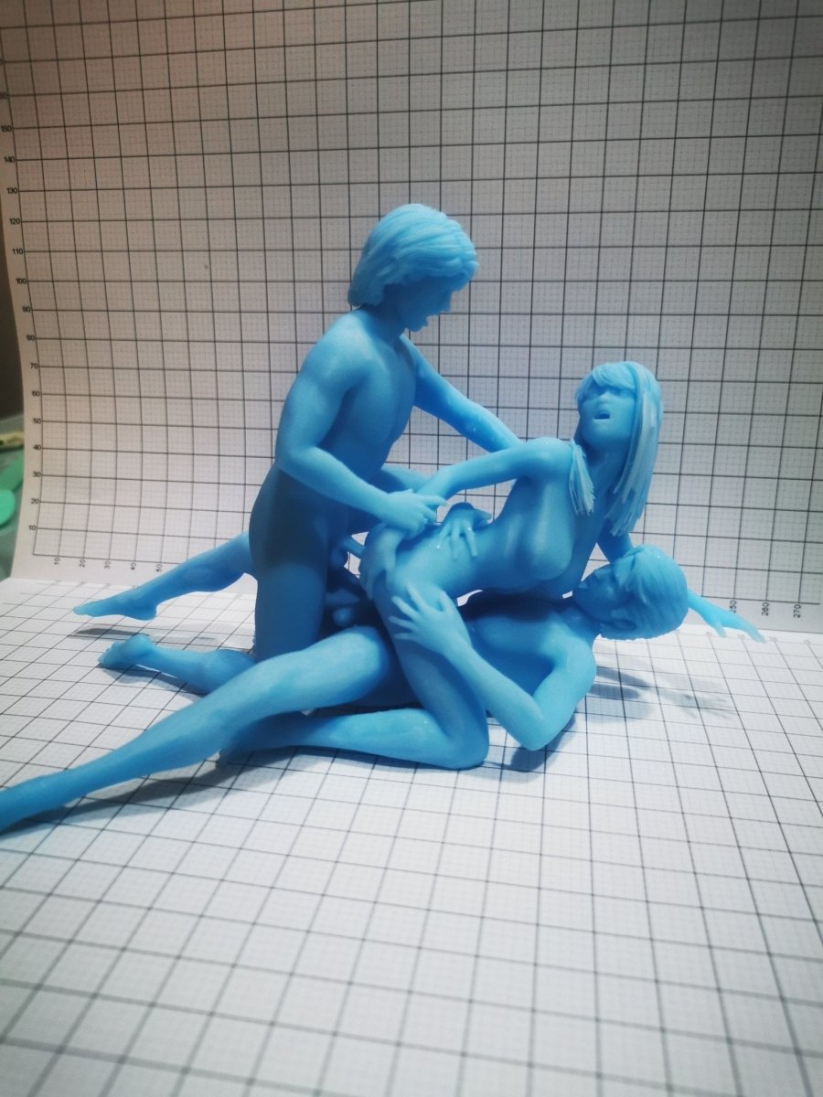 Carla_ Tibo & Simon DP | 3D Printed | Fanart | Unpainted | NSFW Version | Figurine | Figure | Miniature | Sexy |