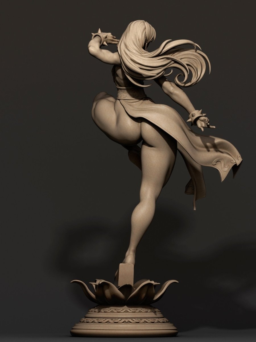 Chun LI ADULT Resin Miniature FunArt Statues & Figurines & Collectible Unpainted by ca_3d_art