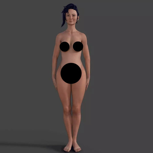 Clara pregnant girl | 3D Printed | Fanart | Unpainted | NSFW Version | Figurine | Figure | Miniature | Sexy |