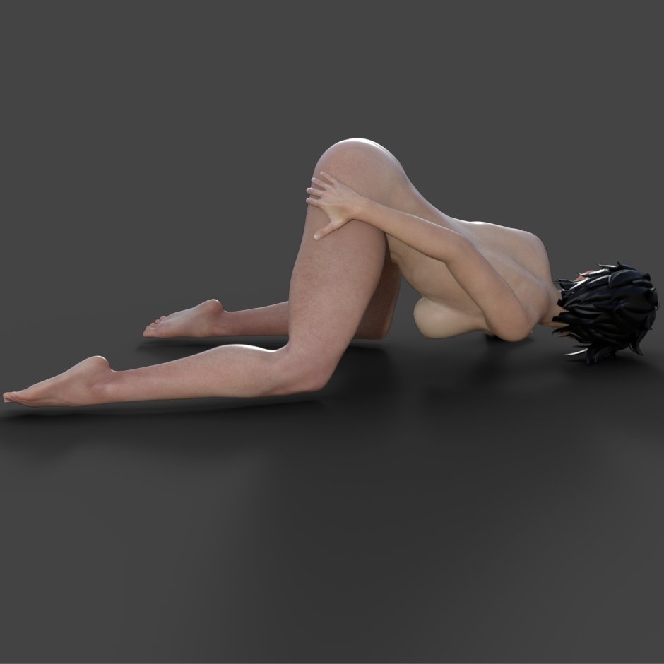 Clara Waiting | 3D Printed | Fanart | Unpainted | NSFW Version | Figurine | Figure | Miniature | Sexy |