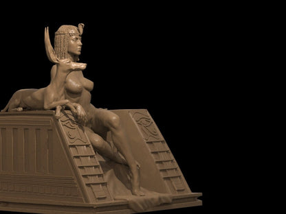 Cleopatra NSFW 3D Printed Miniature Fanart