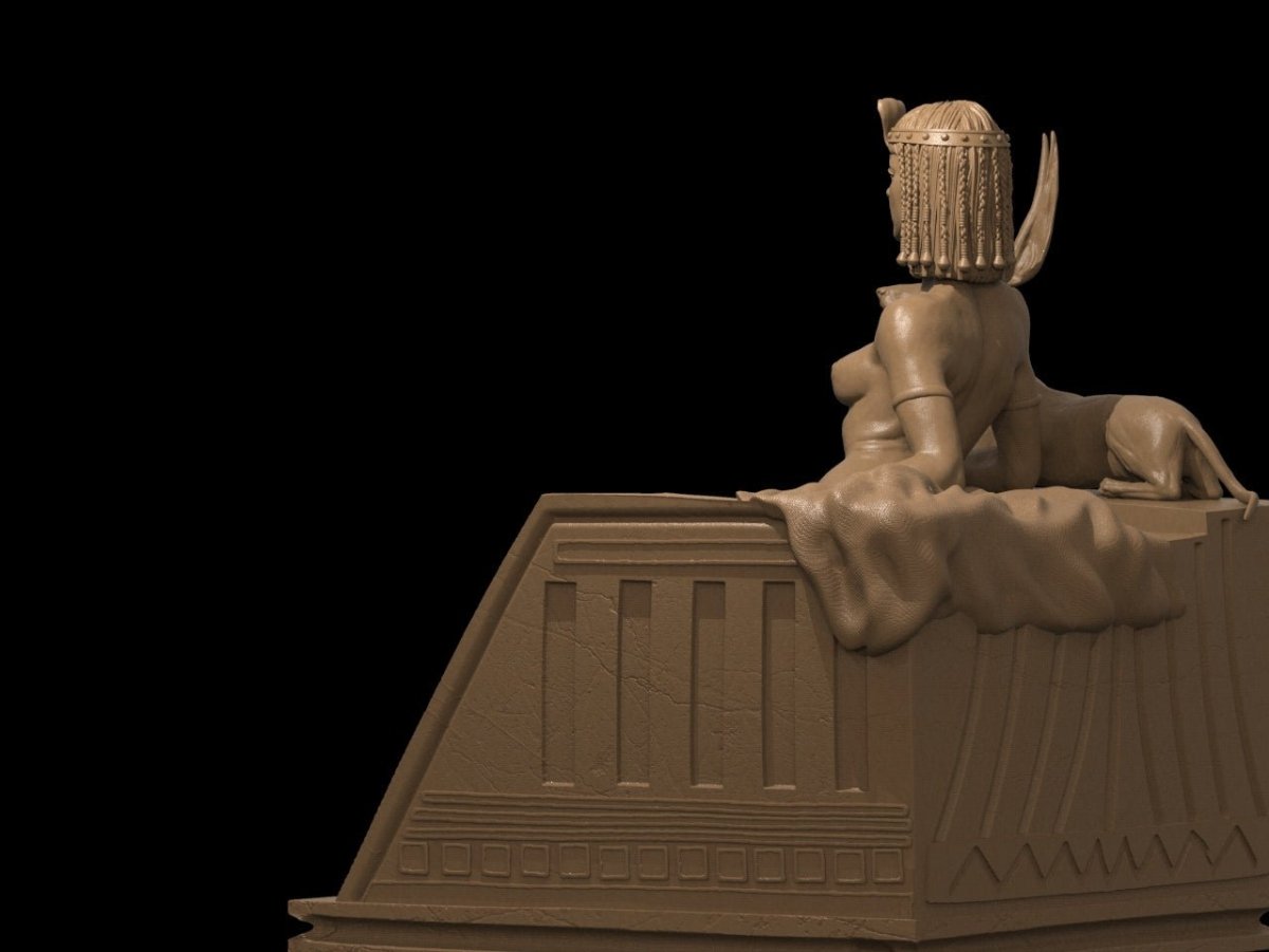 Cleopatra NSFW 3D Printed Miniature Fanart